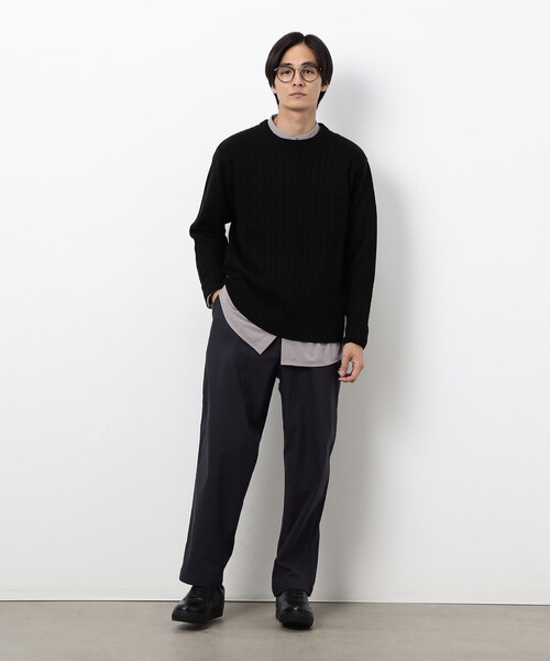 COMME CA ISM（コムサイズム）の「トリコットコーデュロイ バンドカラー シャツ（シャツ/ブラウス・メンズ・グレー/ホワイト/ブラウン/ネイビー・SMALL/MEDIUM/LARGE）」の12枚目の写真