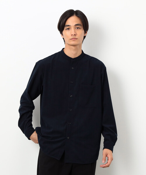 COMME CA ISM（コムサイズム）の「トリコットコーデュロイ バンドカラー シャツ（シャツ/ブラウス・メンズ・グレー/ホワイト/ブラウン/ネイビー・SMALL/MEDIUM/LARGE）」の18枚目の写真