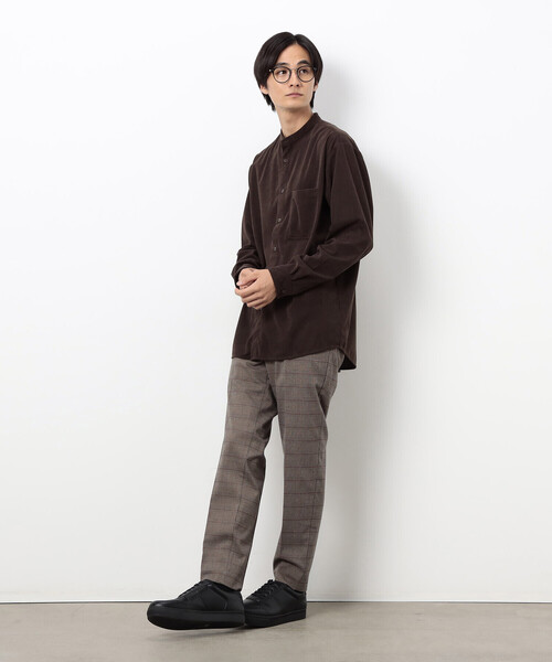 COMME CA ISM（コムサイズム）の「トリコットコーデュロイ バンドカラー シャツ（シャツ/ブラウス・メンズ・グレー/ホワイト/ブラウン/ネイビー・SMALL/MEDIUM/LARGE）」の22枚目の写真