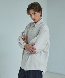 ABAHOUSE | スエードタッチ オーバーサイズ レギュラーカラーシャツ(シャツ/ブラウス)