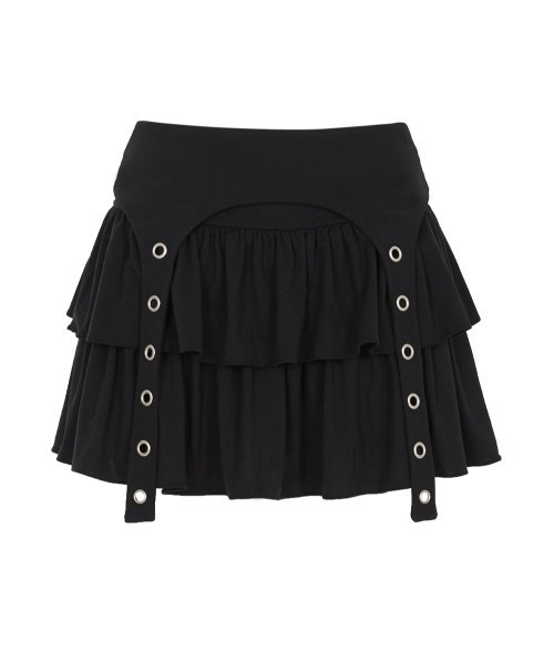 ILLIGO イリゴ ドット スカート セール】【日本未発売/WEB限定】ILLIGO(イリゴ)/レイヤード フリル