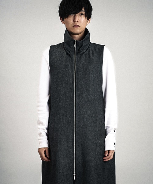 NO ID.（ノーアイディ）の「【NO ID.】High-Collar Inverness Coat / ハイ カラー インバネス コート（その他アウター・メンズ・グレー/ブラック・ONE SIZE）」の16枚目の写真