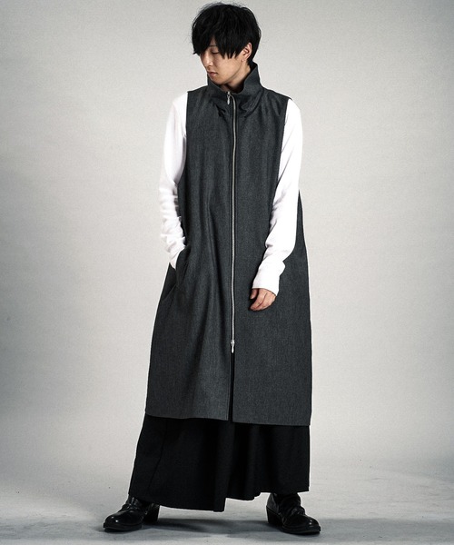 NO ID.（ノーアイディ）の「【NO ID.】High-Collar Inverness Coat / ハイ カラー インバネス コート（その他アウター・メンズ・グレー/ブラック・ONE SIZE）」の17枚目の写真