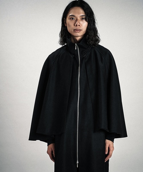 NO ID.（ノーアイディ）の「【NO ID.】High-Collar Inverness Coat / ハイ カラー インバネス コート（その他アウター・メンズ・グレー/ブラック・ONE SIZE）」の18枚目の写真