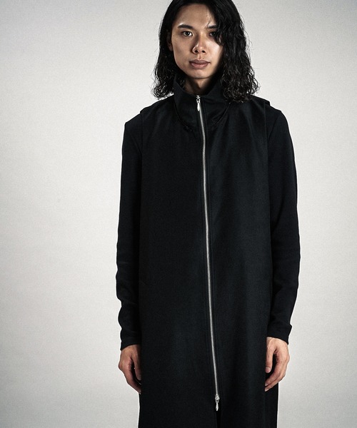 NO ID.（ノーアイディ）の「【NO ID.】High-Collar Inverness Coat / ハイ カラー インバネス コート（その他アウター・メンズ・グレー/ブラック・ONE SIZE）」の13枚目の写真