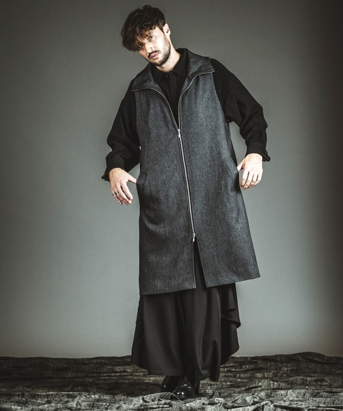 セール】【NO ID.】High-Collar Inverness Coat / ハイ カラー
