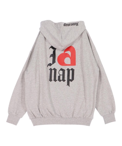 ANAP（アナップ）の「I LOVE anap プリント スウェット パーカー（スウェット・レディース・ブラック/グレー/ライトイエロー・F）」の19枚目の写真