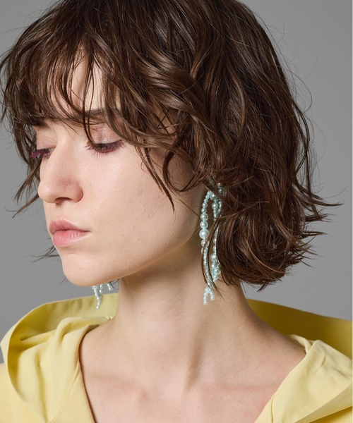 NON TOKYO（ノントーキョー）の「FRINGE PEARL EARRING（イヤリング・レディース・イエロー/ピンク/ブルー・FREE）」の9枚目の写真