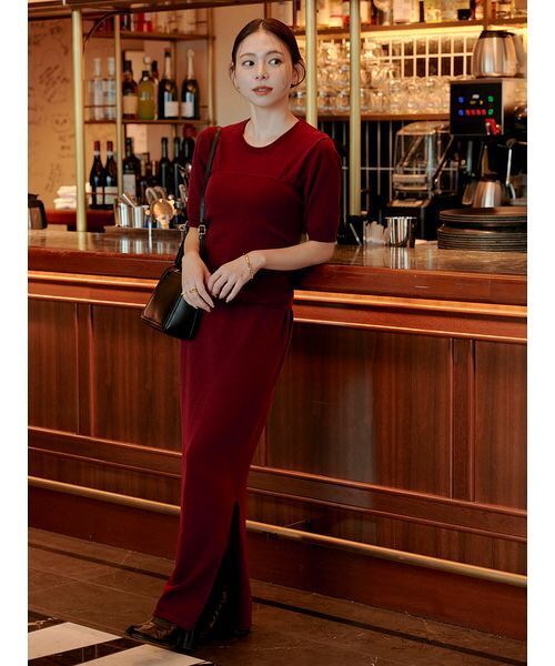 MIESROHE（ミースロエ）の「【macoto×MIESROHE】ビスチェ付きニット