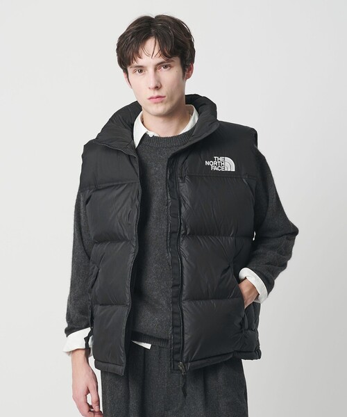 THE NORTH FACE（ザノースフェイス）の「＜THE NORTH FACE＞ヌプシ ベスト（ダウンベスト・メンズ・ブラック/ダークグレー・M/L）」の2枚目の写真