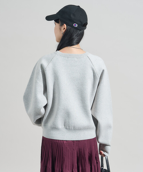 FREAK'S STORE(フリークスストア)の「【マシンウォッシャブル】スウェットライク ロゴニットプルオーバー(ニット/セーター・レディース・チャコールグレー/ブラック/ライトグレー・フリ-)」の16枚目の写真