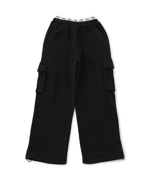 algy（アルジー）の「スウェットゆるカーゴ（カーゴパンツ・キッズ・ブラック/アイボリー/グレー・XX-SMALL/X-SMALL/MEDIUM/SMALL）」の11枚目の写真