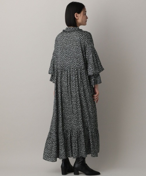 A part by(アパートバイ)の「フリルティアードワンピース(ワンピース・レディース・ベージュ/ブラック/レッド系その他6・FREE)」の22枚目の写真