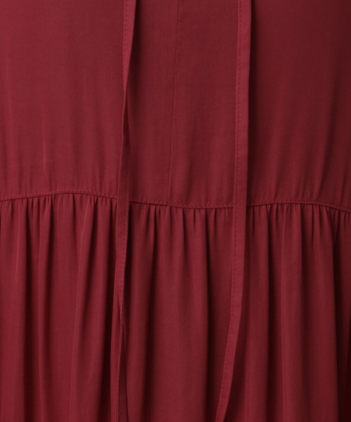 A part by(アパートバイ)の「フリルティアードワンピース(ワンピース・レディース・ベージュ/ブラック/レッド系その他6・FREE)」の13枚目の写真