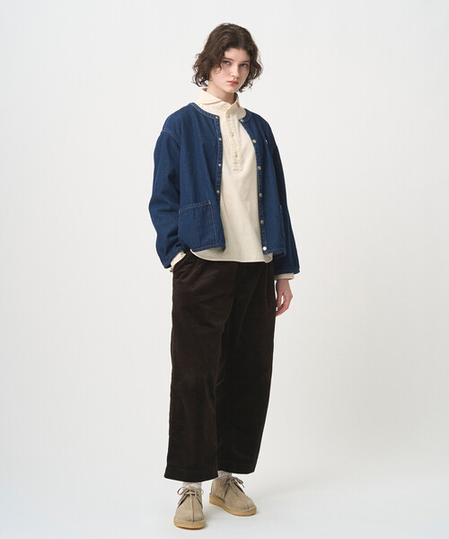 WOMEN'S CORDUROY 2TUCK EASY PANTS（その他パンツ）｜DANTON
