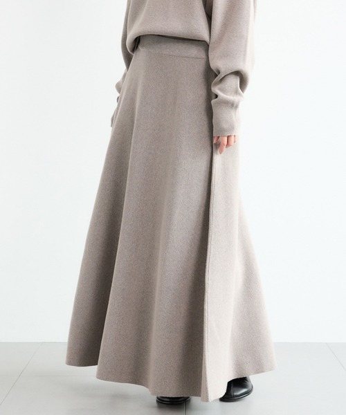 BARNYARDSTORM（バンヤードストーム）の「BARNYARDSTORM / 総針フレアスカート【WEB限定】（スカート・レディース・グレー/ブラック/ブラウン/ホワイト系その他・FREE）」の7枚目の写真