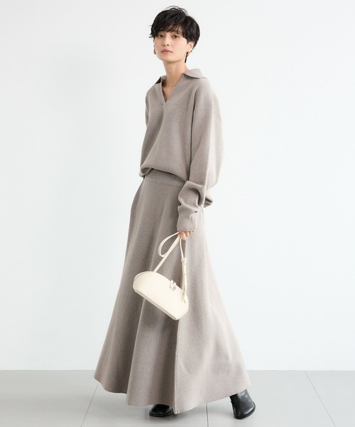 BARNYARDSTORM（バンヤードストーム）の「BARNYARDSTORM / 総針フレアスカート【WEB限定】（スカート・レディース・グレー/ブラック/ブラウン/ホワイト系その他・FREE）」の12枚目の写真