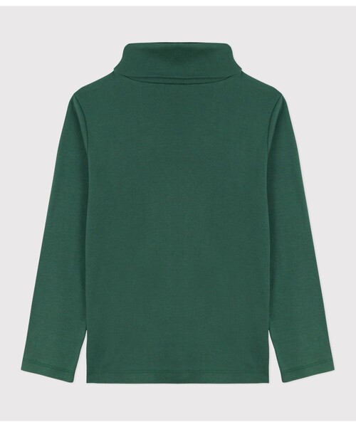 PETIT BATEAU（プチバトー）の「タートルネック長袖Ｔシャツ（Tシャツ/カットソー・キッズ・ロイヤルブルー/オフホワイト/ブルー/グリーン/ライトピンク/レッド・6YEAR/8YEAR/10YEAR/12YEAR）」の9枚目の写真