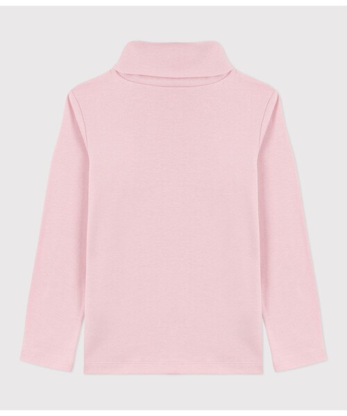 PETIT BATEAU（プチバトー）の「タートルネック長袖Ｔシャツ（Tシャツ/カットソー・キッズ・ロイヤルブルー/オフホワイト/ブルー/グリーン/ライトピンク/レッド・6YEAR/8YEAR/10YEAR/12YEAR）」の11枚目の写真