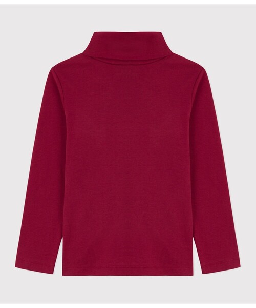PETIT BATEAU（プチバトー）の「タートルネック長袖Ｔシャツ（Tシャツ/カットソー・キッズ・ロイヤルブルー/オフホワイト/ブルー/グリーン/ライトピンク/レッド・6YEAR/8YEAR/10YEAR/12YEAR）」の15枚目の写真