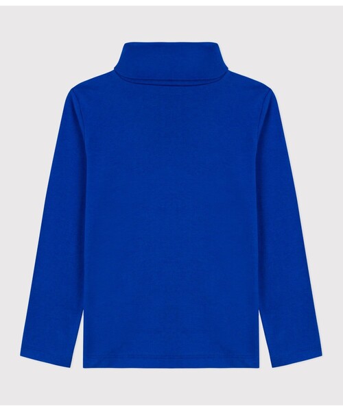 PETIT BATEAU（プチバトー）の「タートルネック長袖Ｔシャツ（Tシャツ/カットソー・キッズ・ロイヤルブルー/オフホワイト/ブルー/グリーン/ライトピンク/レッド・6YEAR/8YEAR/10YEAR/12YEAR）」の17枚目の写真