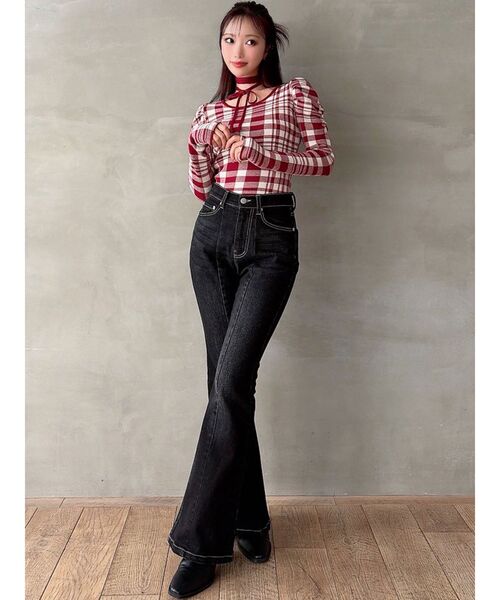 RESEXXY スタイルメイクフレアデニム スタイルメイクフレアデニムパンツ｜リゼクシーの通販｜&mall（アンド