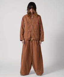 ROOPTOKYO（ループトウキョウ）の「DIET BUTCHER SLIM SKIN/ダイエットブッチャースリムスキン Lite Duck “DOME” フラップポケットダブルジップ ジャケット（カバーオール）」