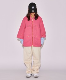 DIET BUTCHER SLIM SKIN（ダイエットブッチャースリムスキン）の「DIET BUTCHER SLIM SKIN/ダイエットブッチャースリムスキン Lite Duck “DOME” フラップポケットダブルジップ ジャケット（カバーオール）」