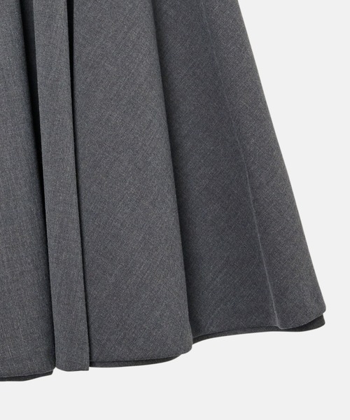 LE CIEL BLEU（ルシェルブルー）の「ストラクチャードサークルスカート / Structured Circle Skirt（スカート・レディース・キャメル/チャコールグレー・34/36/38）」の11枚目の写真