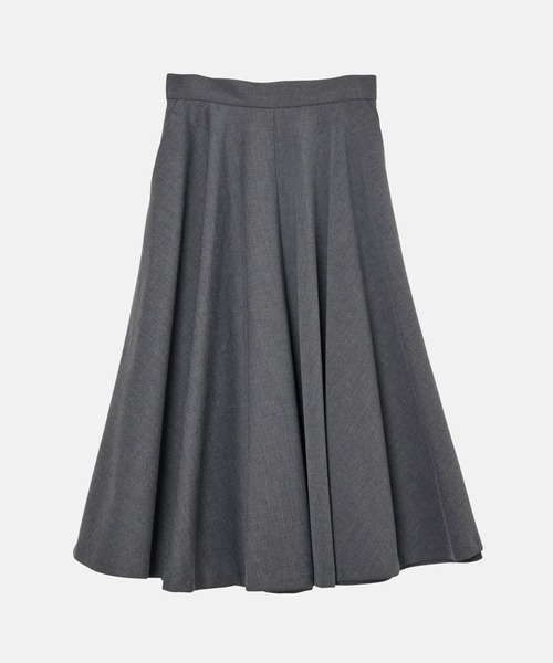 LE CIEL BLEU（ルシェルブルー）の「ストラクチャードサークルスカート / Structured Circle Skirt（スカート・レディース・キャメル/チャコールグレー・34/36/38）」の9枚目の写真