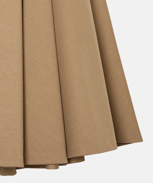 LE CIEL BLEU（ルシェルブルー）の「ストラクチャードサークルスカート / Structured Circle Skirt（スカート・レディース・キャメル/チャコールグレー・34/36/38）」の19枚目の写真