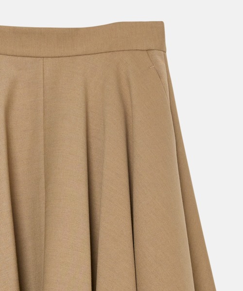 LE CIEL BLEU（ルシェルブルー）の「ストラクチャードサークルスカート / Structured Circle Skirt（スカート・レディース・キャメル/チャコールグレー・34/36/38）」の18枚目の写真