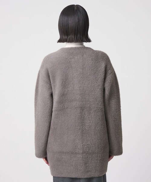 A DAY IN THE LIFE UNITED ARROWS(アデイインザライフユナイテッドアローズ)の「ダブルフェイス フェザーニットコート <A DAY IN THE LIFE>(その他アウター・レディース・ブラウン系/ロイヤルブルー/ベージュ/ダークグレー/オレンジ・FREE)」の15枚目の写真