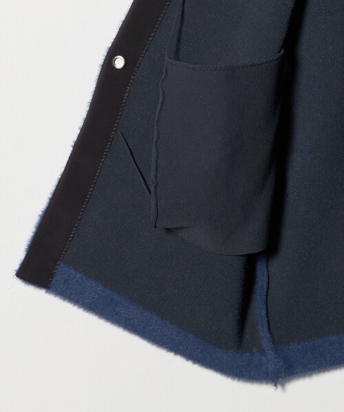 セール】ダブルフェイス フェザーニットコート ＜A DAY IN THE LIFE