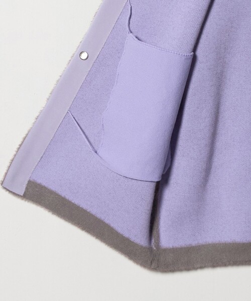 セール】ダブルフェイス フェザーニットコート ＜A DAY IN THE LIFE