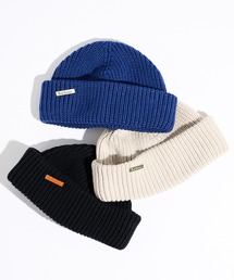 ニットキャップ/ビーニー（ブルー・ネイビー/青色系）ファッション通販