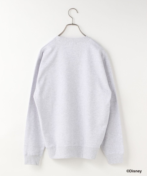 LOWRYS FARM（ローリーズファーム）の「ＭＩＣＫＥＹ／ウラケプルオーバーＬＳ　613122（スウェット・レディース・グレー/チャコールグレー・FREE）」の4枚目の写真