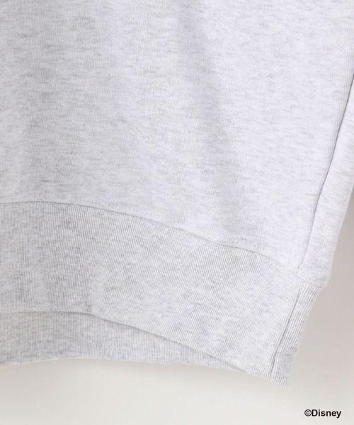 LOWRYS FARM（ローリーズファーム）の「ＭＩＣＫＥＹ／ウラケプルオーバーＬＳ　613122（スウェット・レディース・グレー/チャコールグレー・FREE）」の9枚目の写真