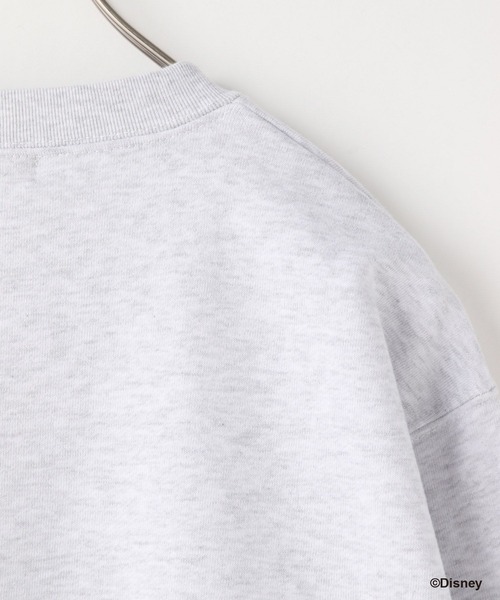 LOWRYS FARM（ローリーズファーム）の「ＭＩＣＫＥＹ／ウラケプルオーバーＬＳ　613122（スウェット・レディース・グレー/チャコールグレー・FREE）」の10枚目の写真