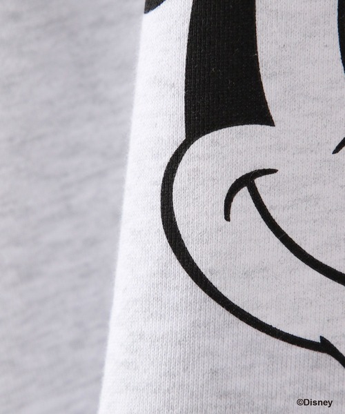 LOWRYS FARM（ローリーズファーム）の「ＭＩＣＫＥＹ／ウラケプルオーバーＬＳ　613122（スウェット・レディース・グレー/チャコールグレー・FREE）」の11枚目の写真