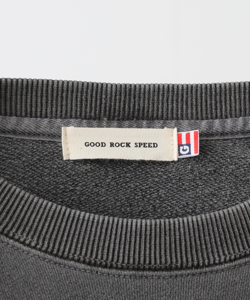 GOOD ROCK SPEED(グッドロックスピード)の「GOOD ROCK SPEED / グッドロックスピード ジープスウェット(スウェット・レディース・ブラウン/チャコールグレー・SMALL)」の14枚目の写真