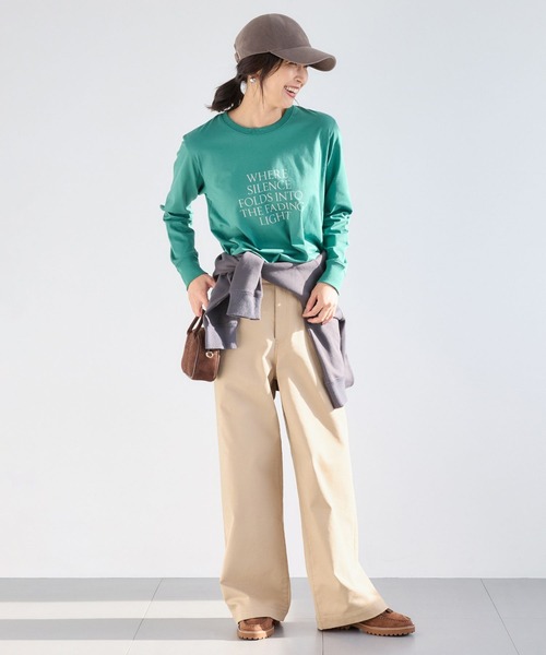 BARNYARDSTORM（バンヤードストーム）の「BARNYARDSTORM / ウォームストレッチチノパンツ / マシンウォッシャブル（チノパンツ・レディース・ブラウン/ベージュ・S/M）」の14枚目の写真