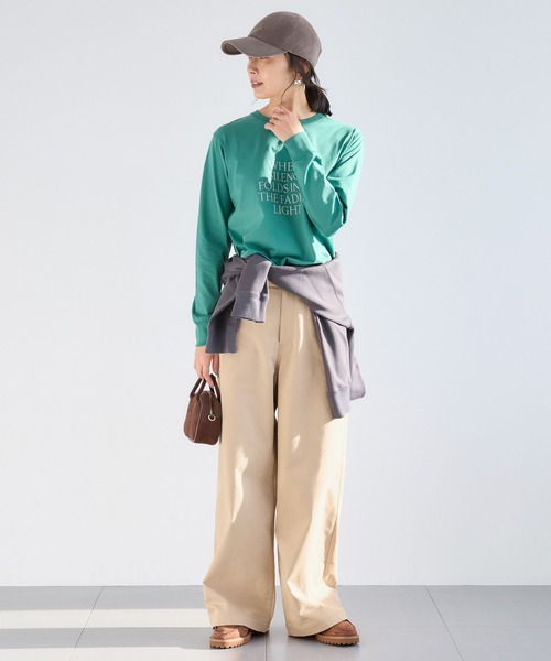 BARNYARDSTORM（バンヤードストーム）の「BARNYARDSTORM / ウォームストレッチチノパンツ / マシンウォッシャブル（チノパンツ・レディース・ブラウン/ベージュ・S/M）」の15枚目の写真