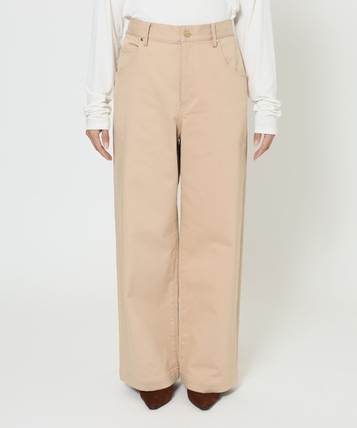 BARNYARDSTORM（バンヤードストーム）の「BARNYARDSTORM / ウォームストレッチチノパンツ / マシンウォッシャブル（チノパンツ・レディース・ブラウン/ベージュ・S/M）」の17枚目の写真