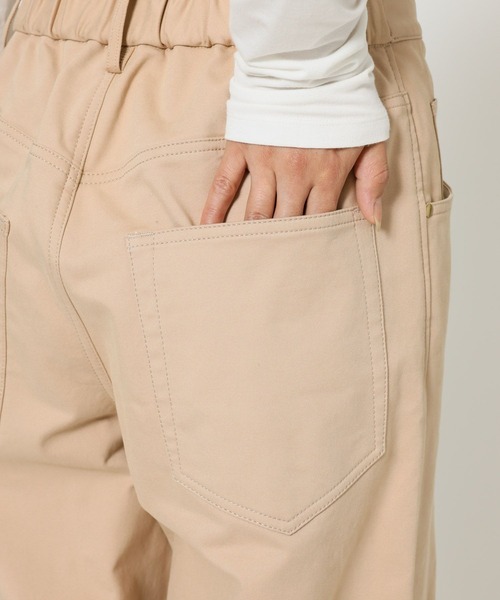 BARNYARDSTORM（バンヤードストーム）の「BARNYARDSTORM / ウォームストレッチチノパンツ / マシンウォッシャブル（チノパンツ・レディース・ブラウン/ベージュ・S/M）」の21枚目の写真