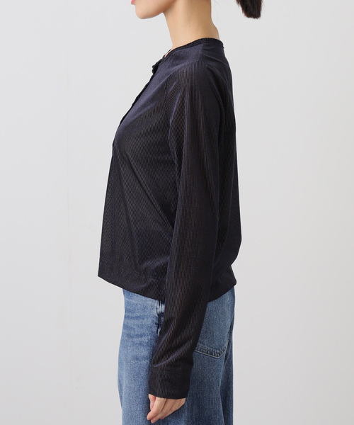 JOURNAL STANDARD（ジャーナルスタンダード）の「ハリヌキベロアカーディガン（カーディガン/ボレロ・レディース・ピンク/ボルドー/ネイビー・FREE）」の18枚目の写真