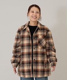 美品■Peter  チェック柄 ブルゾン　 ブラウン系　イギリス製 ブルゾン（ブラウン/茶色系・チェック柄）ファッション通販 - ZOZOTOWN