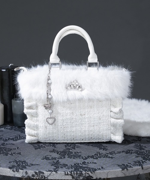 ファーツイード姫痛バ（ショルダーバッグ）｜Pal elfy（パルエルフィー