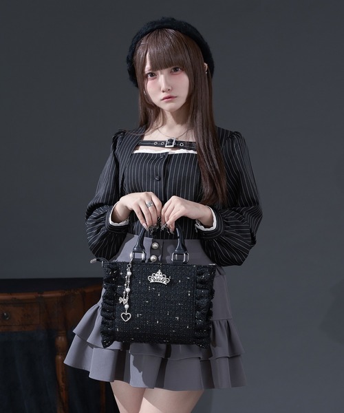 ファーツイード姫痛バ（ショルダーバッグ）｜Pal elfy（パルエルフィー