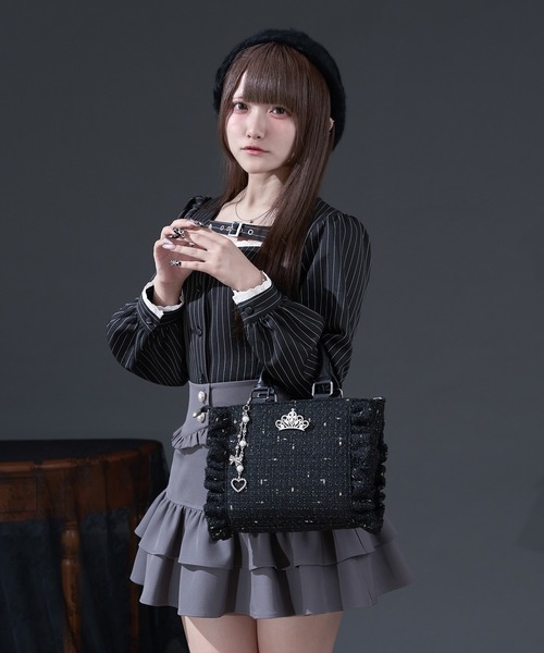 チェブリー　痛バ ファーツイード姫痛バ（ショルダーバッグ）｜Pal elfy（パルエルフィー